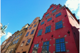 Historische Kaufmannsh�user am Stortorget, dem "Gro�en Platz" in der Altstadt Stockholms